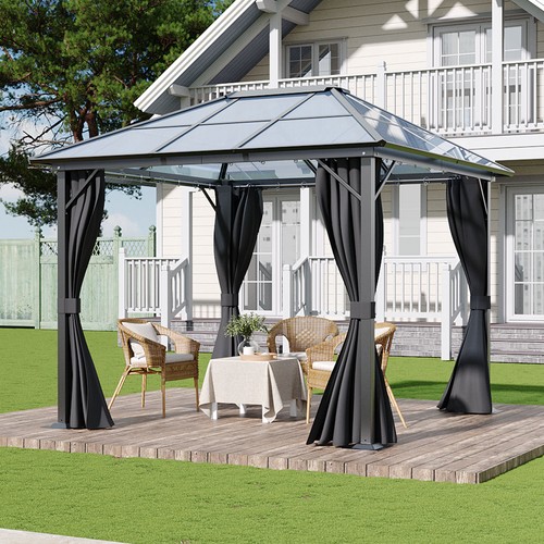 Dark gray gazebo - 3m, tent