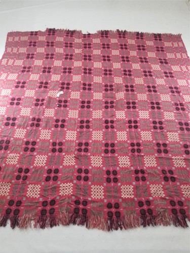 Vintage welsh wool tapestry - wool,