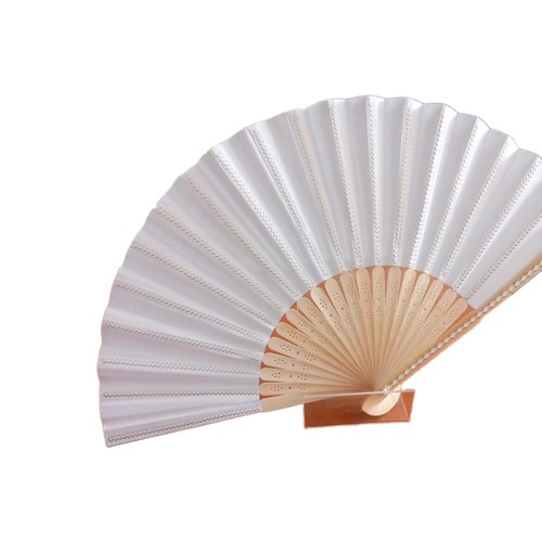 Handheld wood and paper fans - handheld,