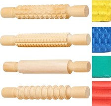 4  Childrens Wooden Rolling