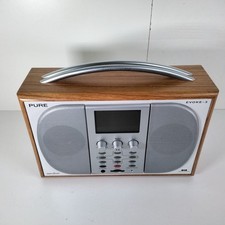 Pure Evoke-3 DAB FM Radio Wood