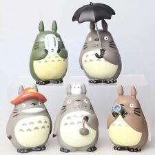 5PCS/Set My Neighbor Totoro Figure Studio Ghibli Anime 10cm Hayao Miyazaki