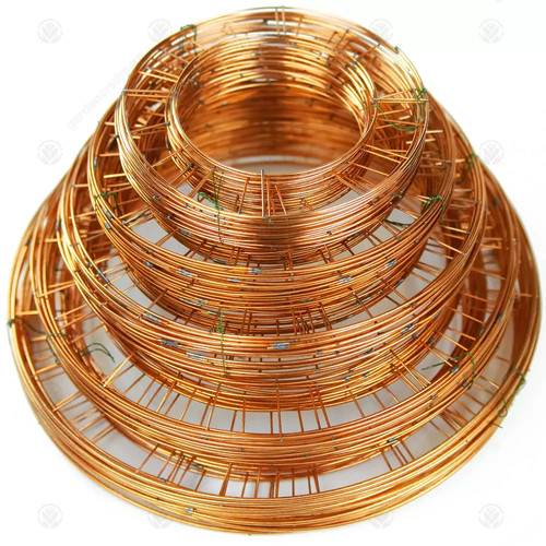 Flat wire rings - wire, 8"