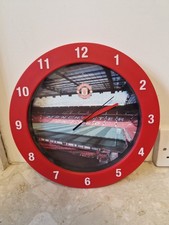 Manchester United Football Club Wall Clock Stadium Fully Working Manu