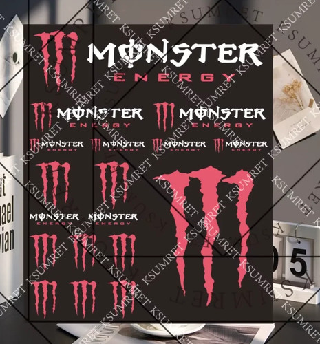 Monster energy decal - monster, sticker