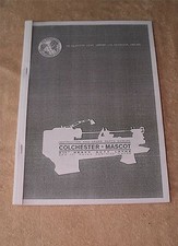 Colchester Mascot Round Head Lathe Manual (World Post)