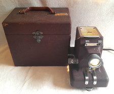 Standard Film Strip Projector Model 333 w Case Vintage Retro Fan Works
