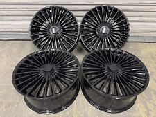 Mercedes Maybach 20” Alloy wheels Wider Rear 5x112 Mercedes Style Gloss Black
