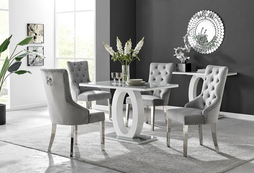 Giovani white gloss grey - giovani,