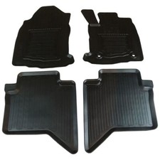 Genuine Toyota Front & Rear Rubber Floor Mats Hilux Double Cab 2015- PW2100K036
