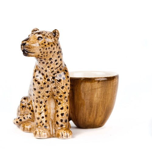 Quail ceramics egg cup with - egg,