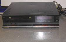 Siemens fm 462 VHS recorder player retro 80s black desktop WORKING