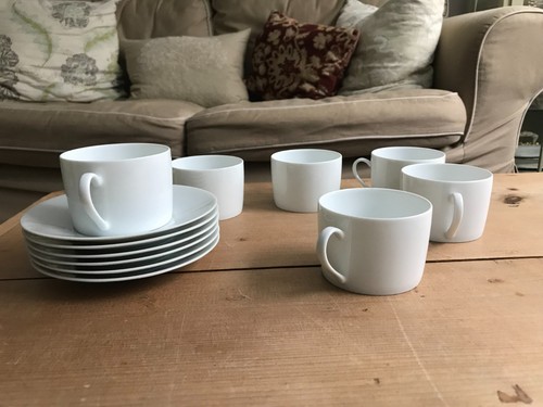 White porcelain coffee - porcelain,