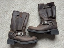 Loblan Boots Brown Leather Size 8.5 Harness Pistol Holder Harness