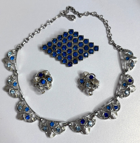 Vintage coro rhinestone choker - coro,