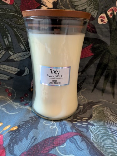 Woodwick candle linen large - candle,