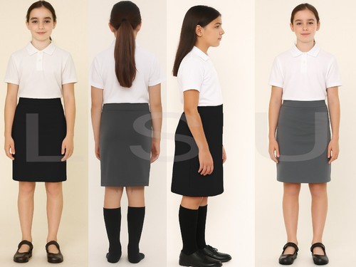 Girls pencil skirt knee - pencil, length