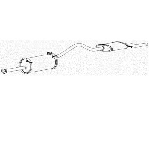 Exdn9001 exhaust rear box - exhaust, to
