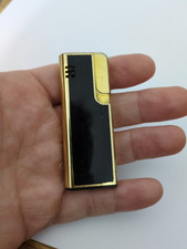 Sarome Lighter Made in Japan Black Gold, UNTESTED 