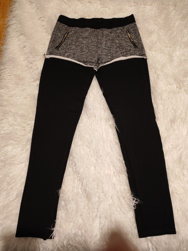 Leggings with built shorts - leggings,