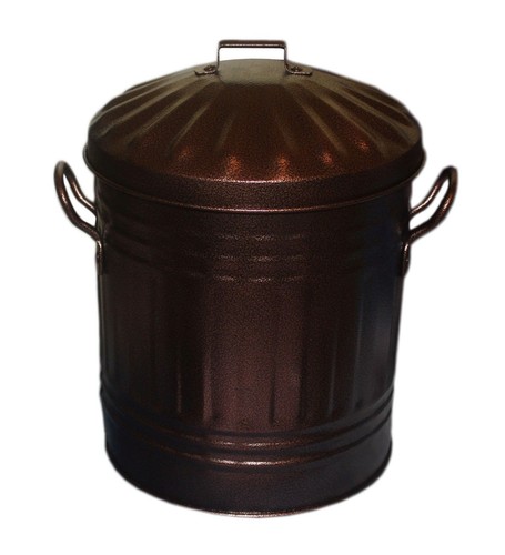 Litre colour mini metal bin - litre,