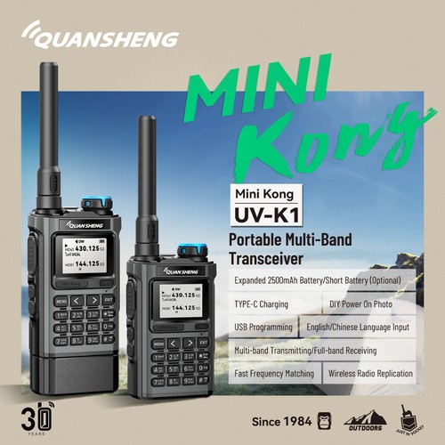 Quansheng dual band - uv-k1,