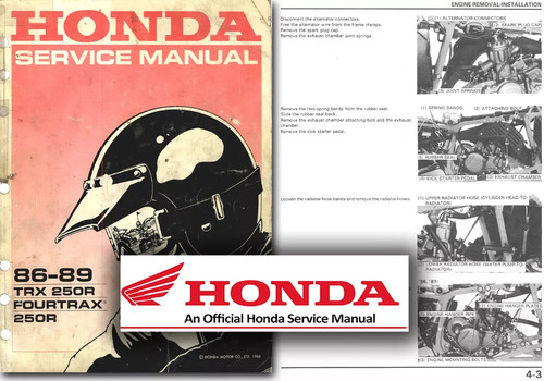 Honda trx250r fourtrax - trx250r, trx250