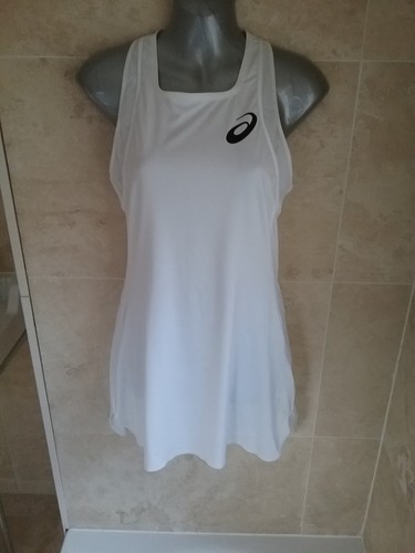 Asics white tennis dress size - asics,