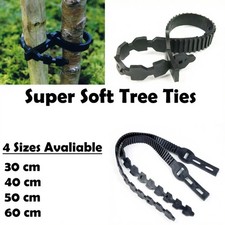 Tree Ties Heavy Duty Super Soft Rubber Plant Support Straps Adjustable 30-60cm
