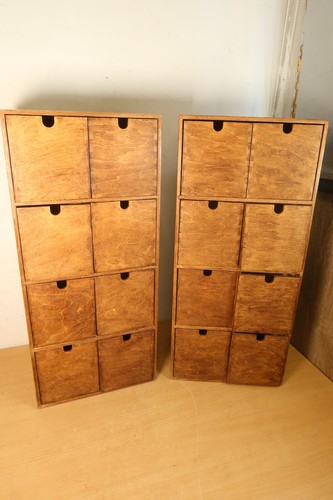 Pair ikea moppe wooden - pair, pine