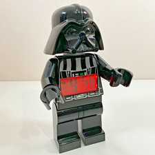 LEGO Darth Vader Digital Alarm Clock with Light Working 9” Bedroom Bedside Shelf