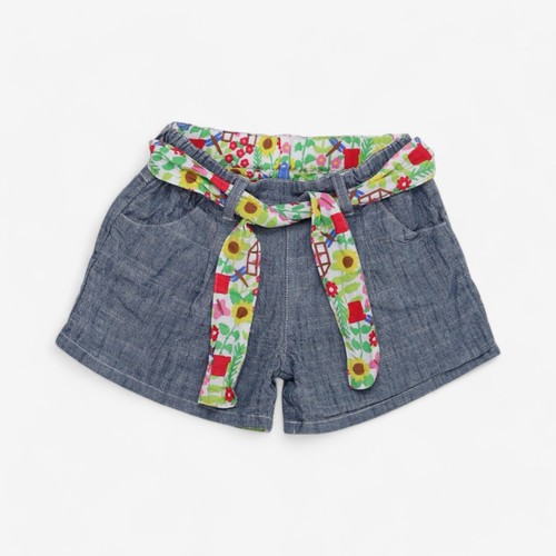 Frugi floral denim reversible - floral/denim,