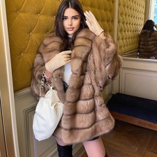 New Women Real Natural Fox Fur