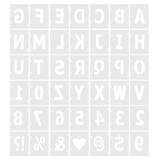 42pcs 6 Inch Letter Number