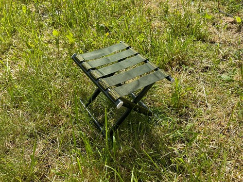 Cross leg camp stool - cross-leg,