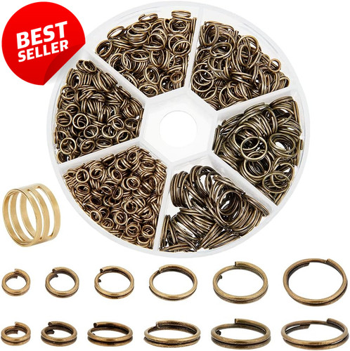 900pcs split rings double - split,
