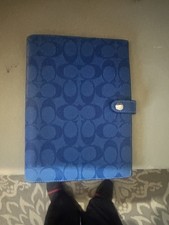Coach Snap Notebook Hard To Find Blue No Notebook Just The Cover