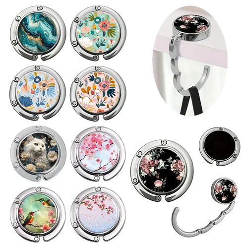 Foldable handbag purse - purse, hook