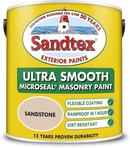 Sandtex masonry paint - paint, 2.5l