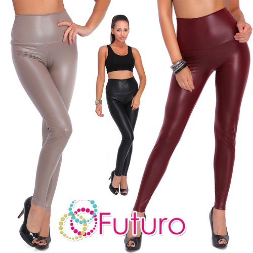 High waist leggings - leggings, wet