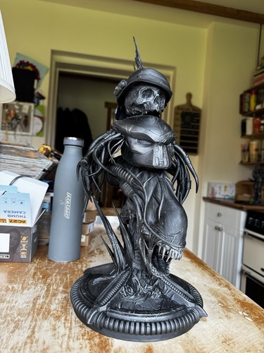 Alien predator bust 3d - predator,