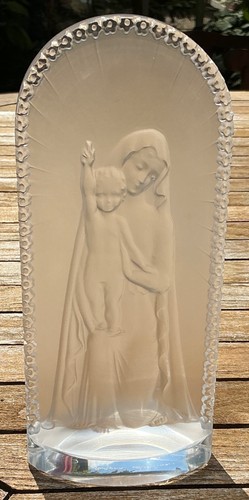 Lalique kneeling virgin - virgin, &