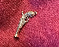 Unique 9 Carat Gun Charm