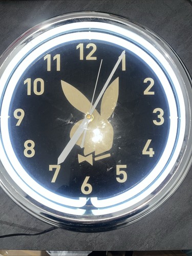 Playboy bunny wall clock led - bunny,