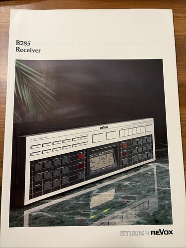 B285 receiver studer revox - receiver,