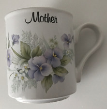 Mother Mug Lilac Pansies /