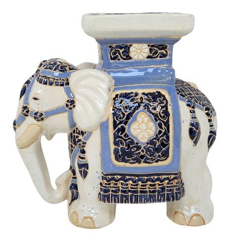 Blue white ceramic - blue,