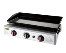 Griddle Buffalo Outdoor 3 Gas 630mmx360mm Cooking Area 7.5KW LPG CR886 Catering
