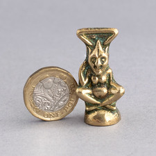 Vintage BRASS LUCKY PIXIE Good