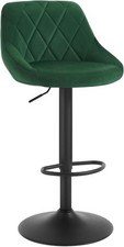 1/2/4PCs Velvet Bar Stools